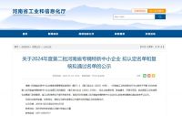 2024年度第二批河南省专精特新中小企业拟认定名单和复核拟通过名单公示！