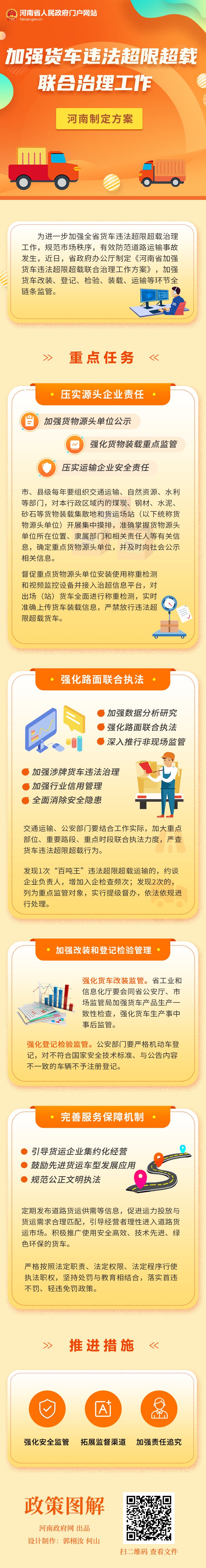 一图读懂丨加强货车违法超限超载联合治理工作 河南制定方案